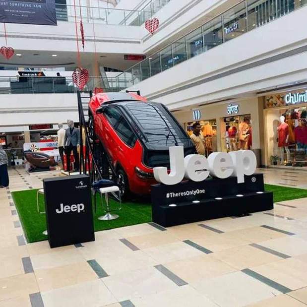 Jeep vehicle launch promotional event managed by Fuel India
